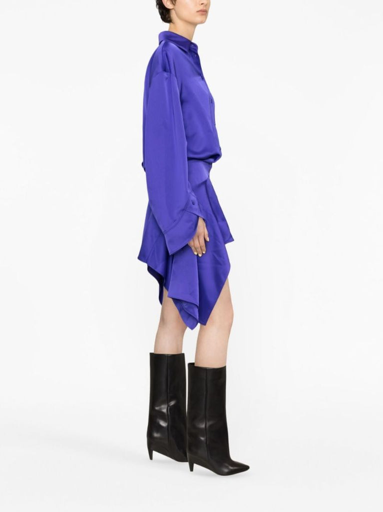 Purple Mischa Mini Dress