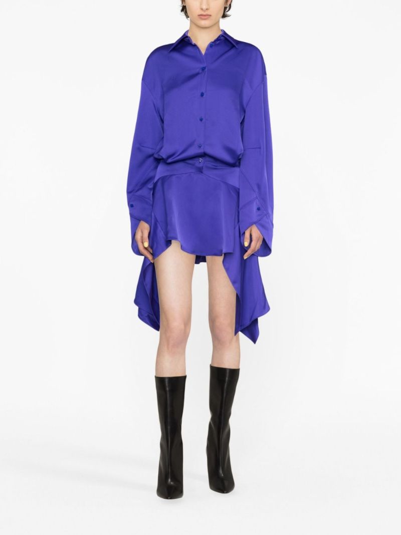 Purple Mischa Mini Dress