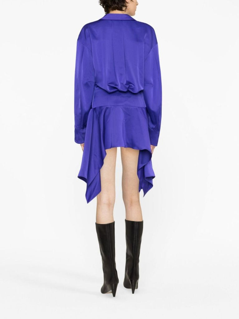 Purple Mischa Mini Dress