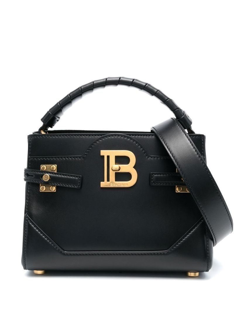 Black B-buzz Leather Top Handle Bag