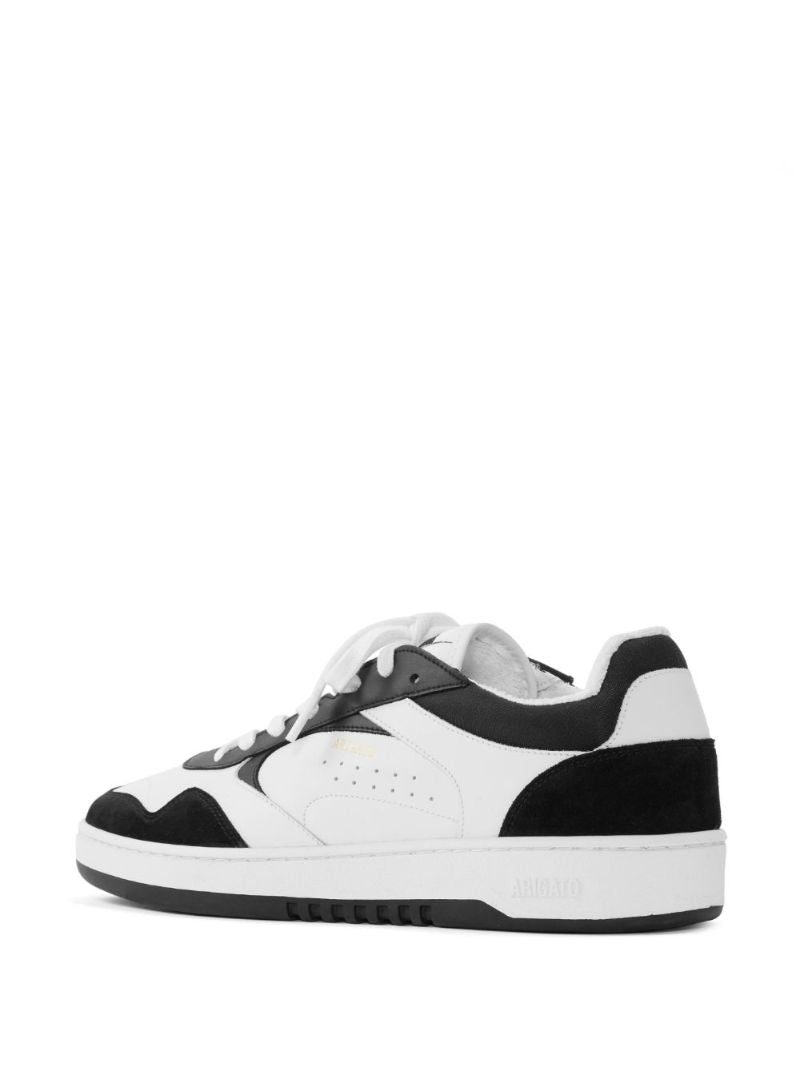 White and Black Arlo Panelled Sneakers
