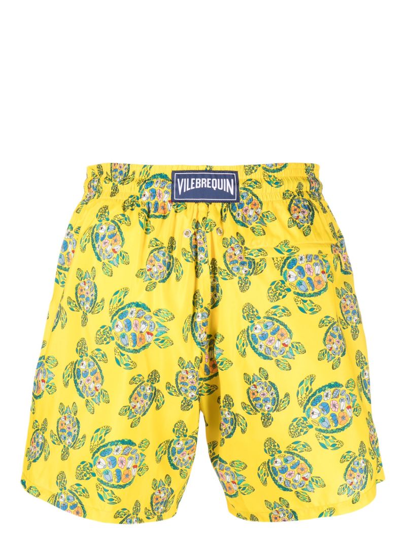 Yellow Mahina ProvenÃ_x0083_Â§al Turtles Swim Shorts