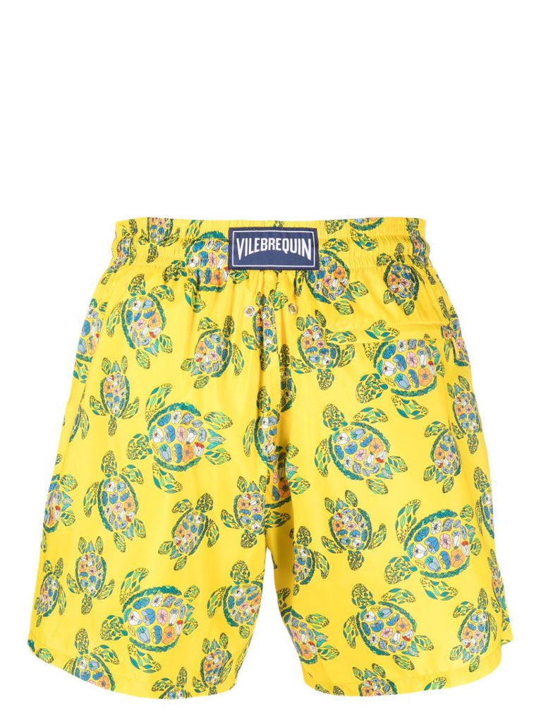 Yellow Mahina ProvenÃ_x0083_Â§al Turtles Swim Shorts