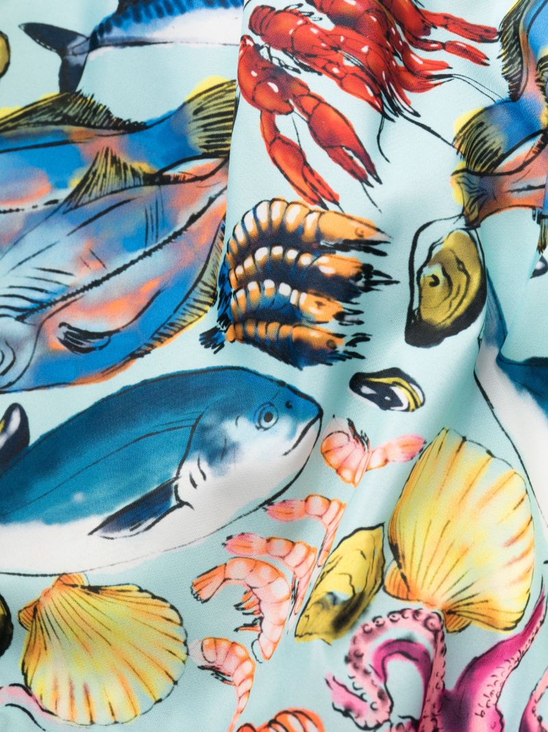 Blue Mahina Fisherman Swim Shorts