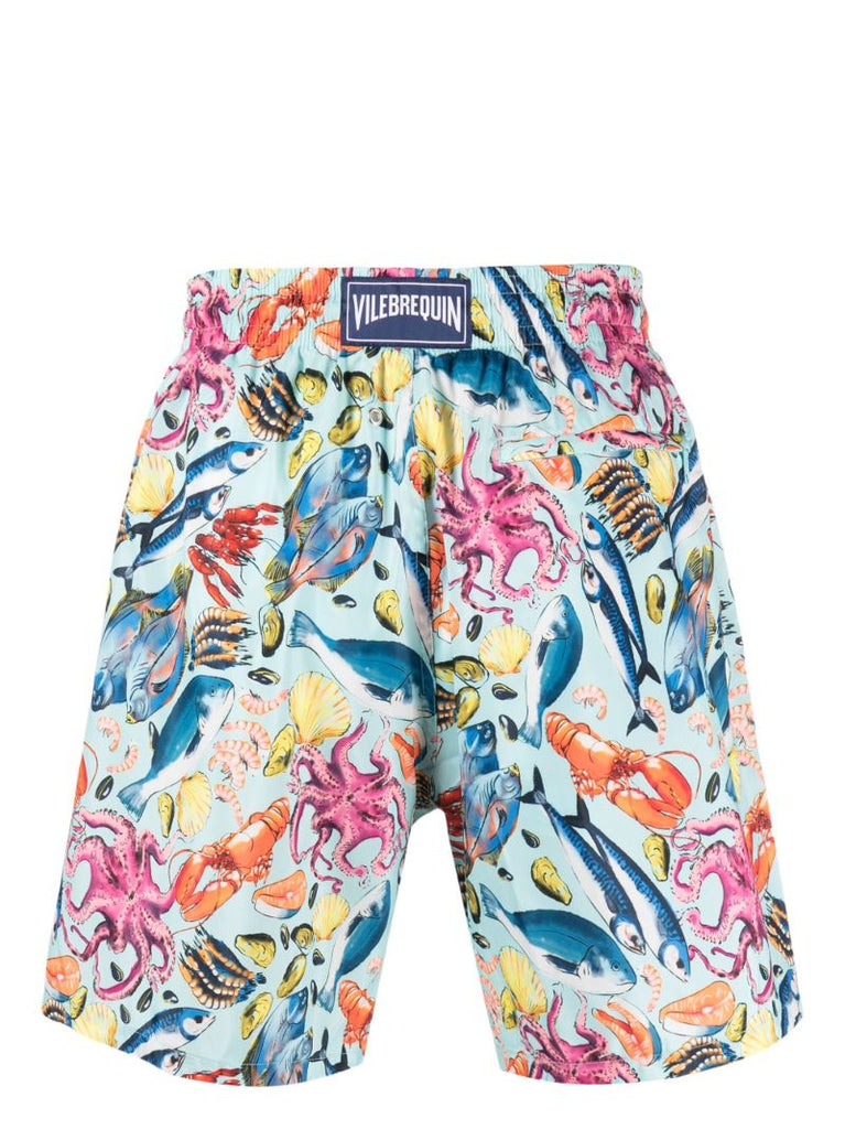 Blue Mahina Fisherman Swim Shorts