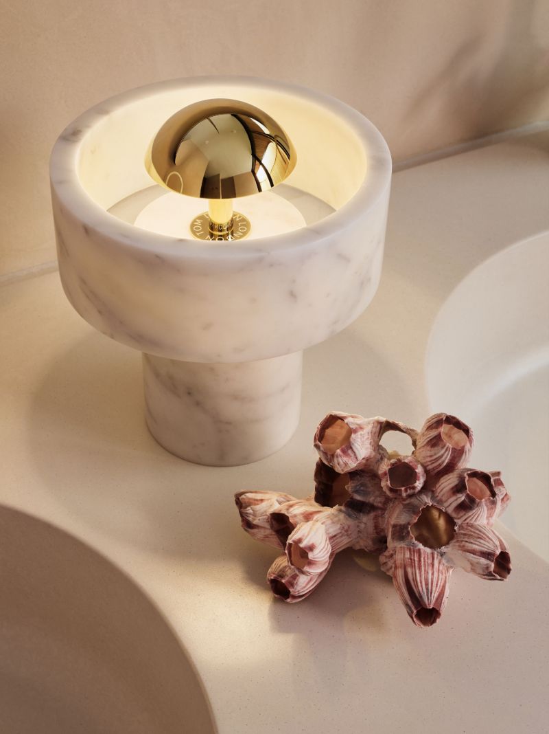White Stone Portable Led Lamp