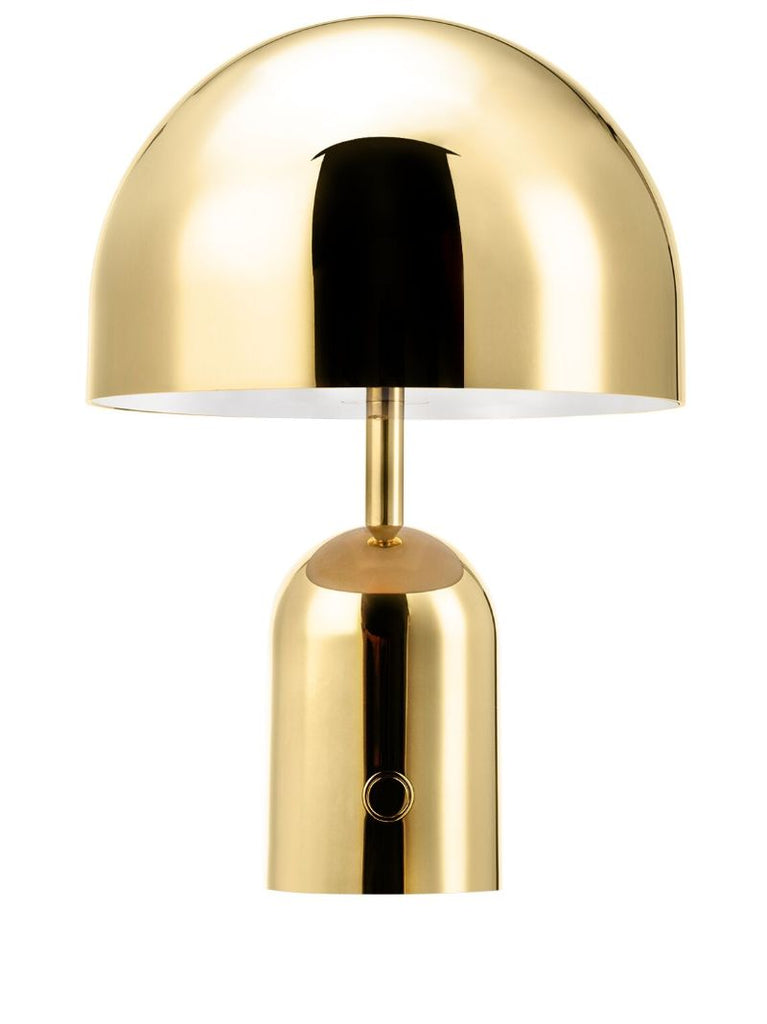 Gold-tone Bell Portable Led Lamp