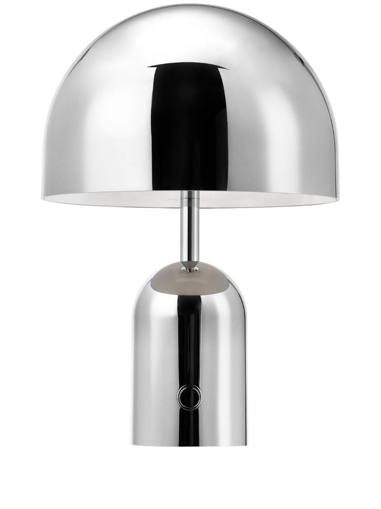 Silver-tone Bell Portable Led Lamp
