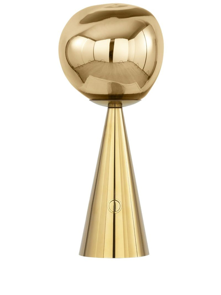 Gold-tone Melt Portable Led Lamp