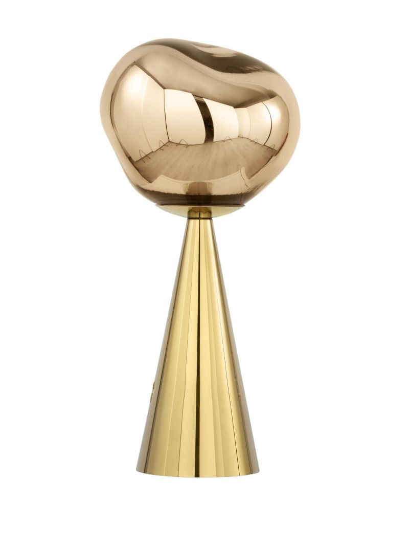 Gold-tone Melt Portable Led Lamp