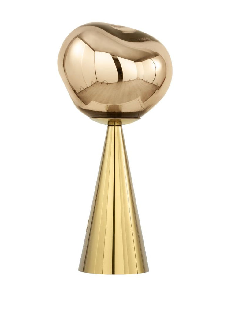 Gold-tone Melt Portable Led Lamp