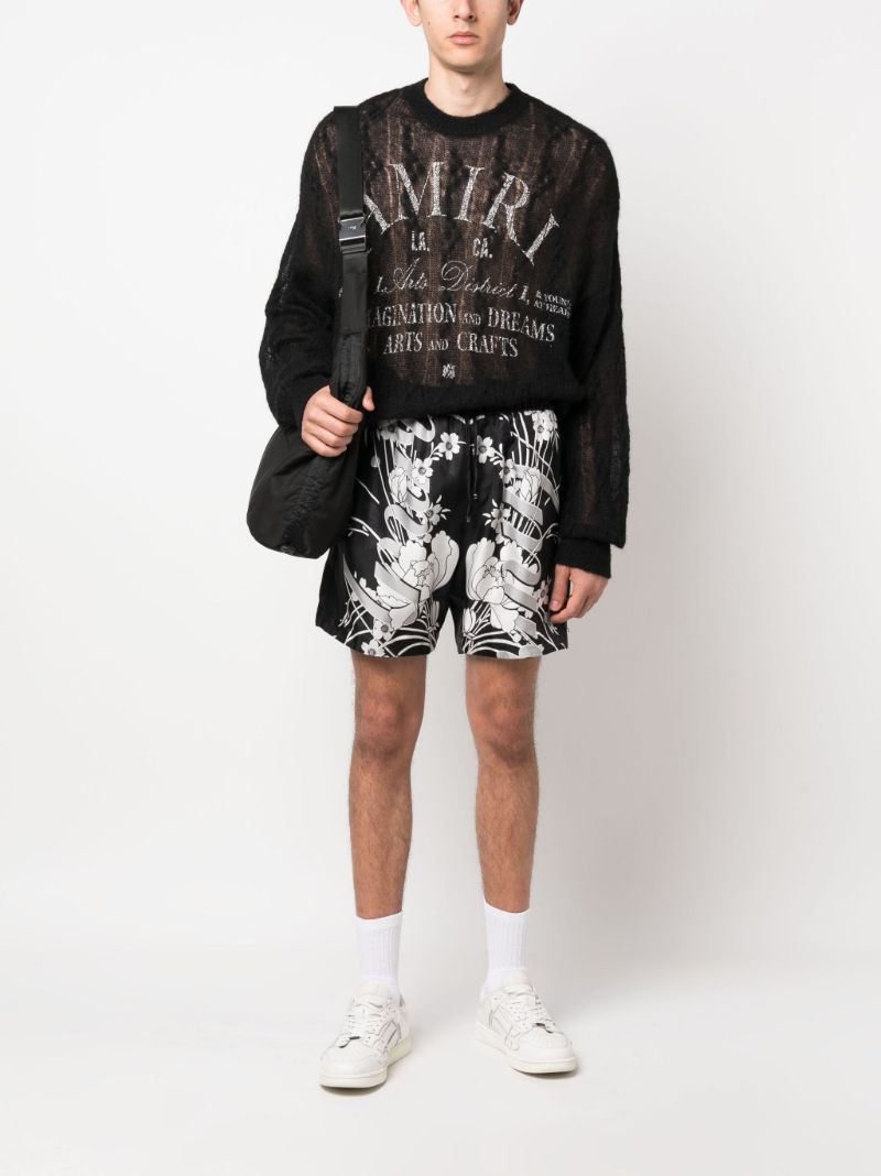 Black Logo-print Sweater