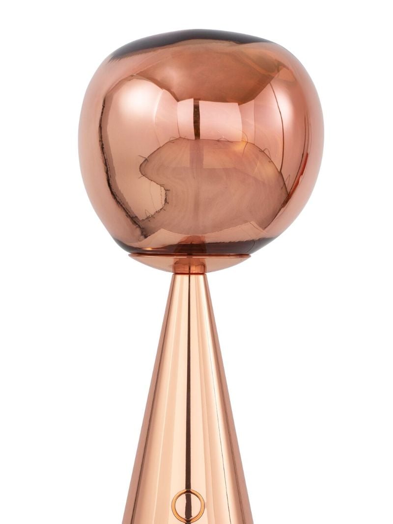 Bronze-tone Melt Portable Led Lamp