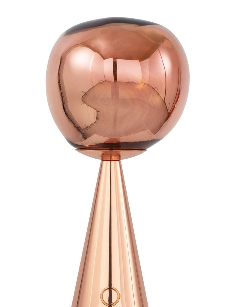 Bronze-tone Melt Portable Led Lamp