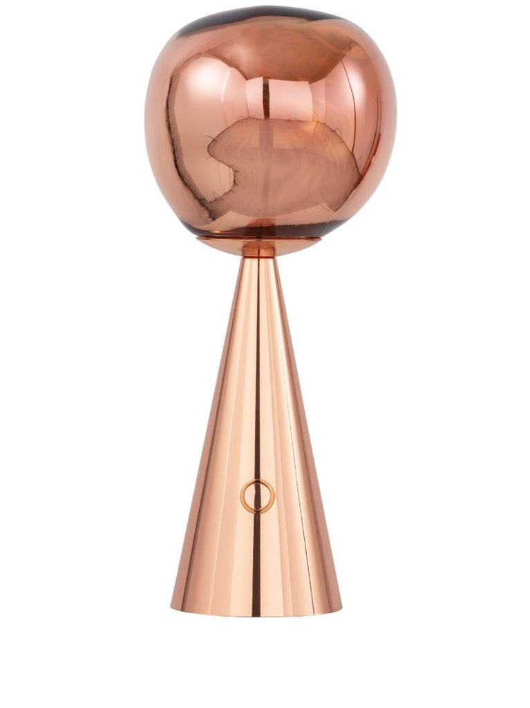 Bronze-tone Melt Portable Led Lamp