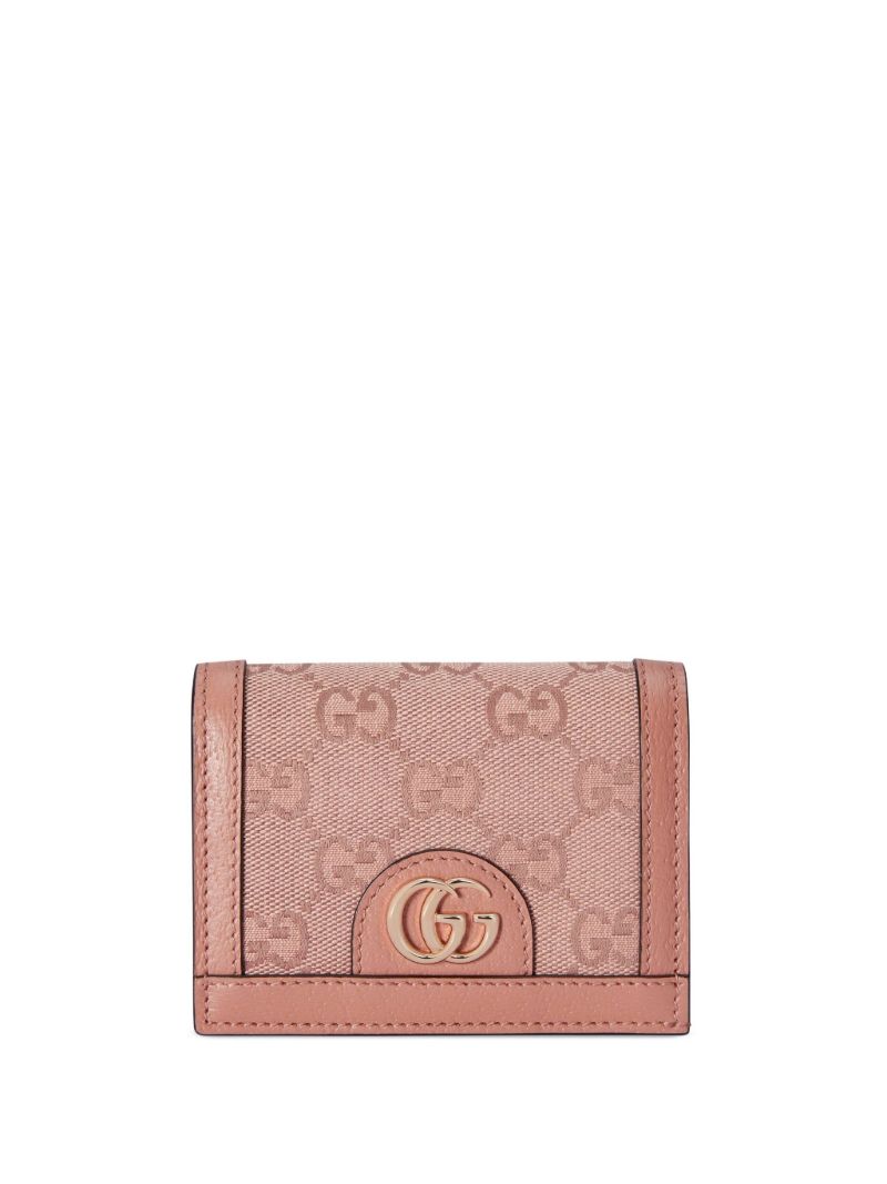 Pink Ophidia Gg Canvas Wallet