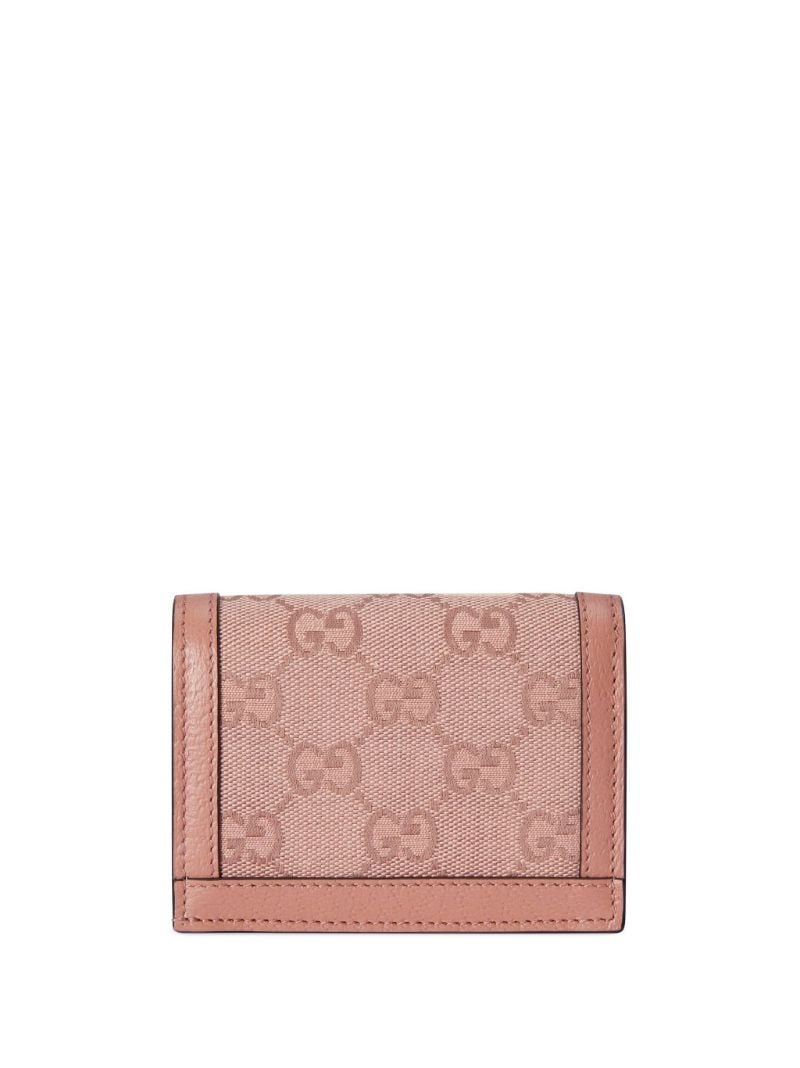 Pink Ophidia Gg Canvas Wallet