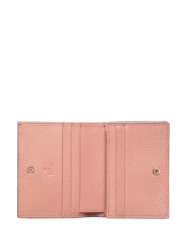 Pink Ophidia Gg Canvas Wallet