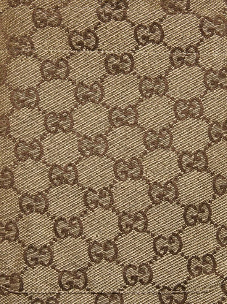 Brown Gg Supreme Linen Shorts