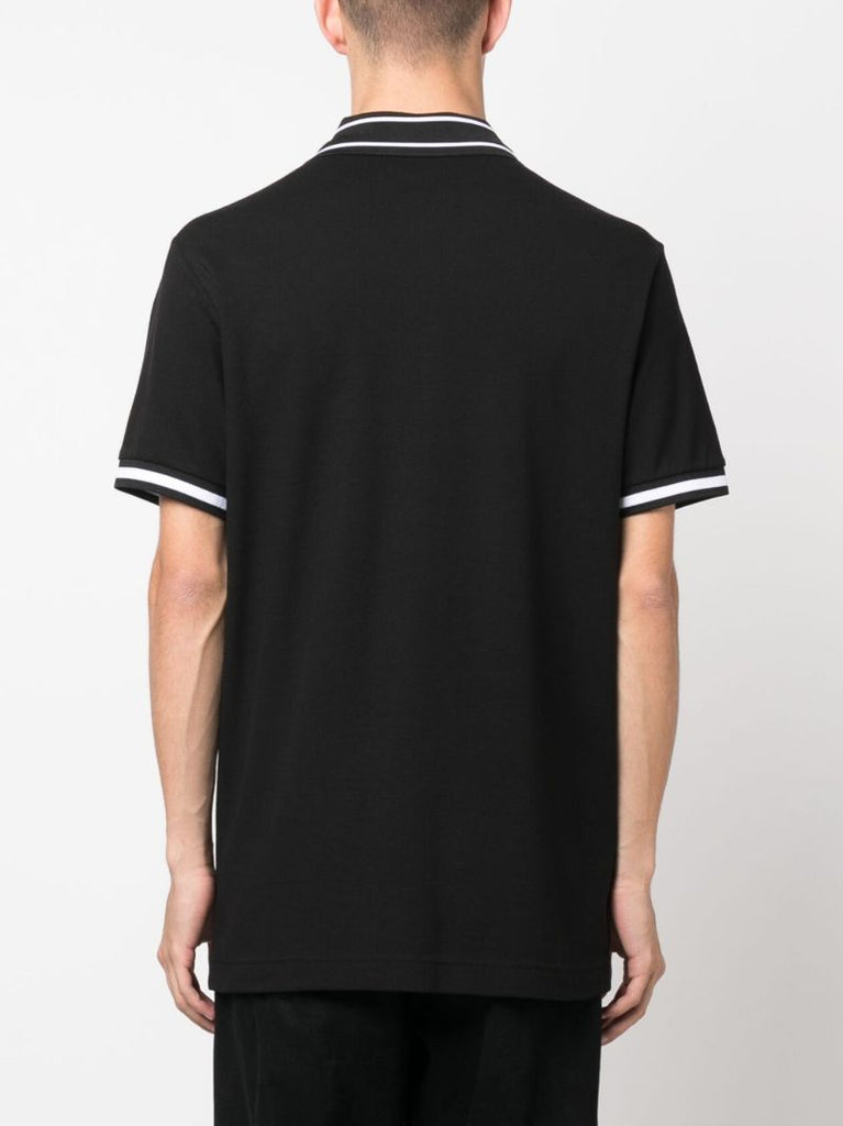 Black Logo-print Polo Shirt