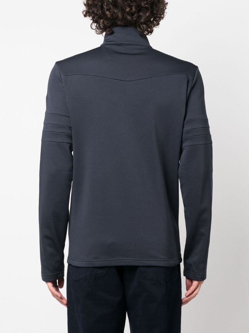 Blue Resort Half-zip Performance Top