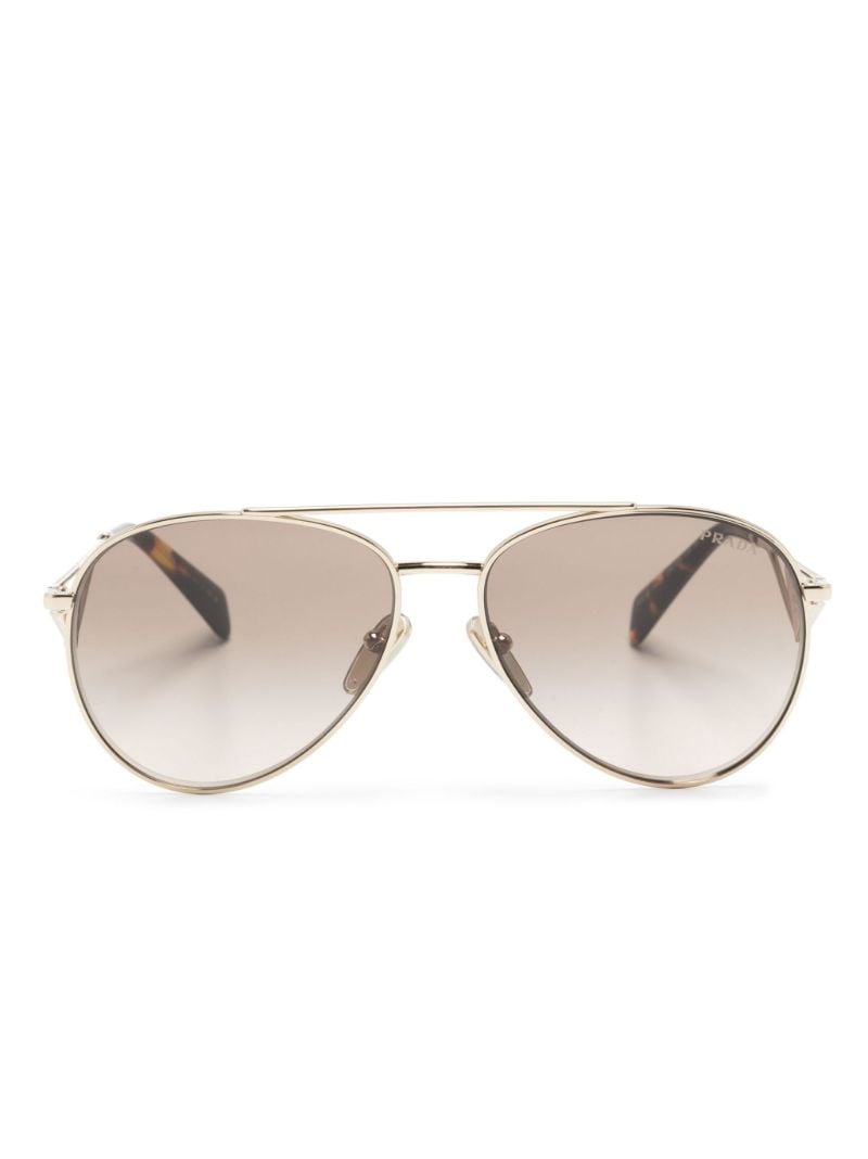 Gold-tone Pilot-frame Sunglasses