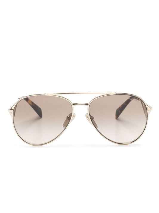 Gold-tone Pilot-frame Sunglasses