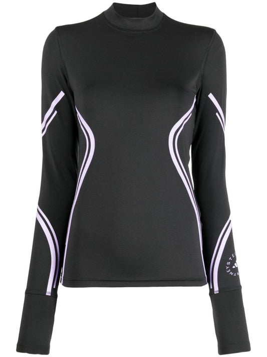 Black Truepurpose Running Top