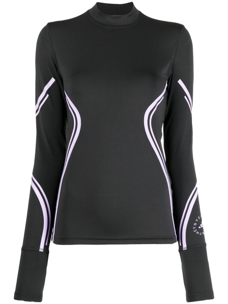 Black Truepurpose Running Top