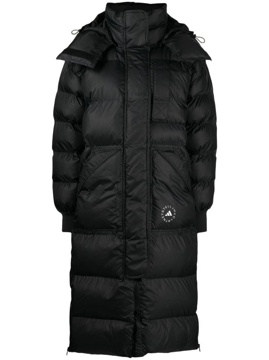 Black Truenature Hooded Padded Coat