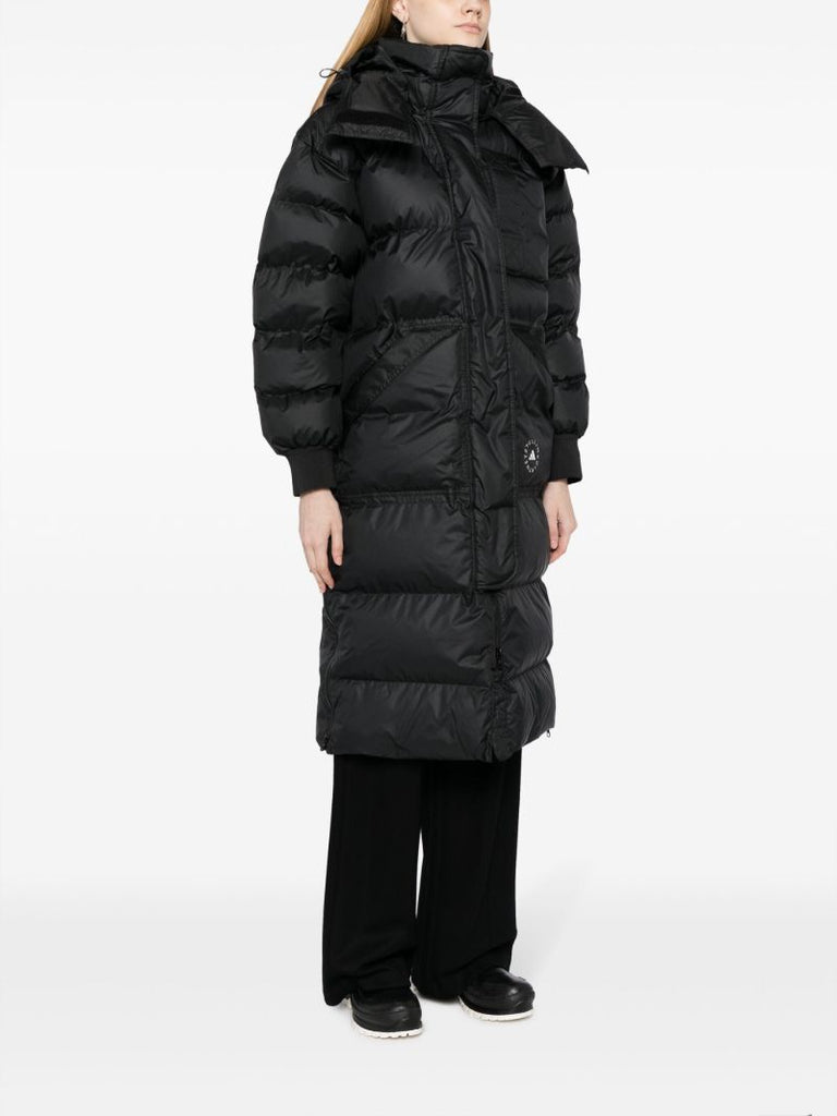 Black Truenature Hooded Padded Coat