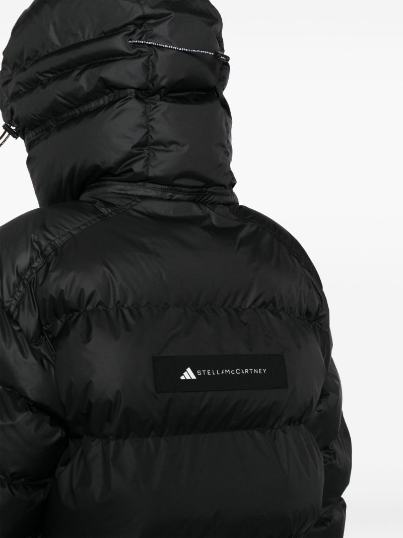 Black Truenature Hooded Padded Coat