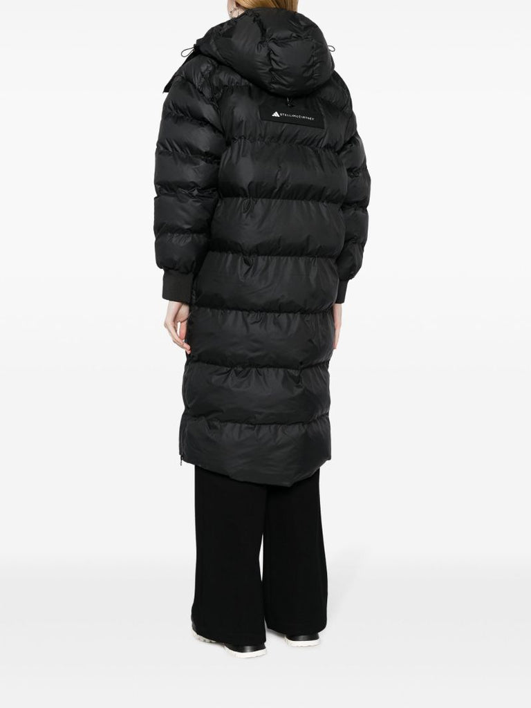 Black Truenature Hooded Padded Coat