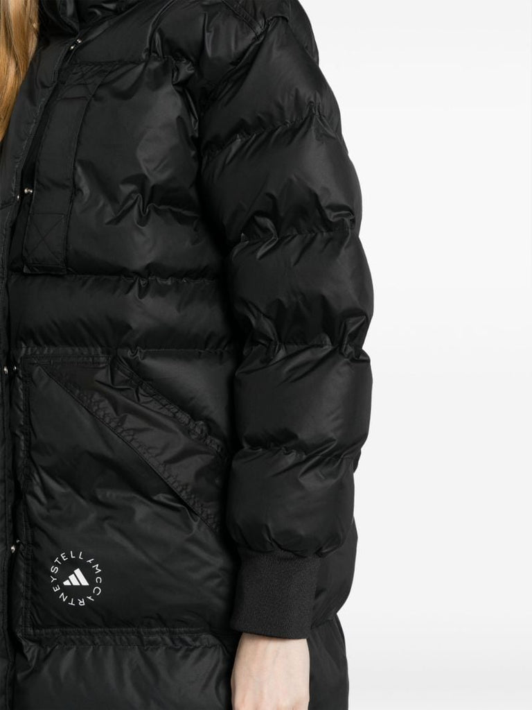 Black Truenature Hooded Padded Coat