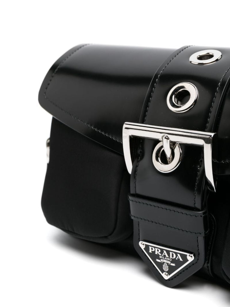 Black Pocket Cross Body Bag