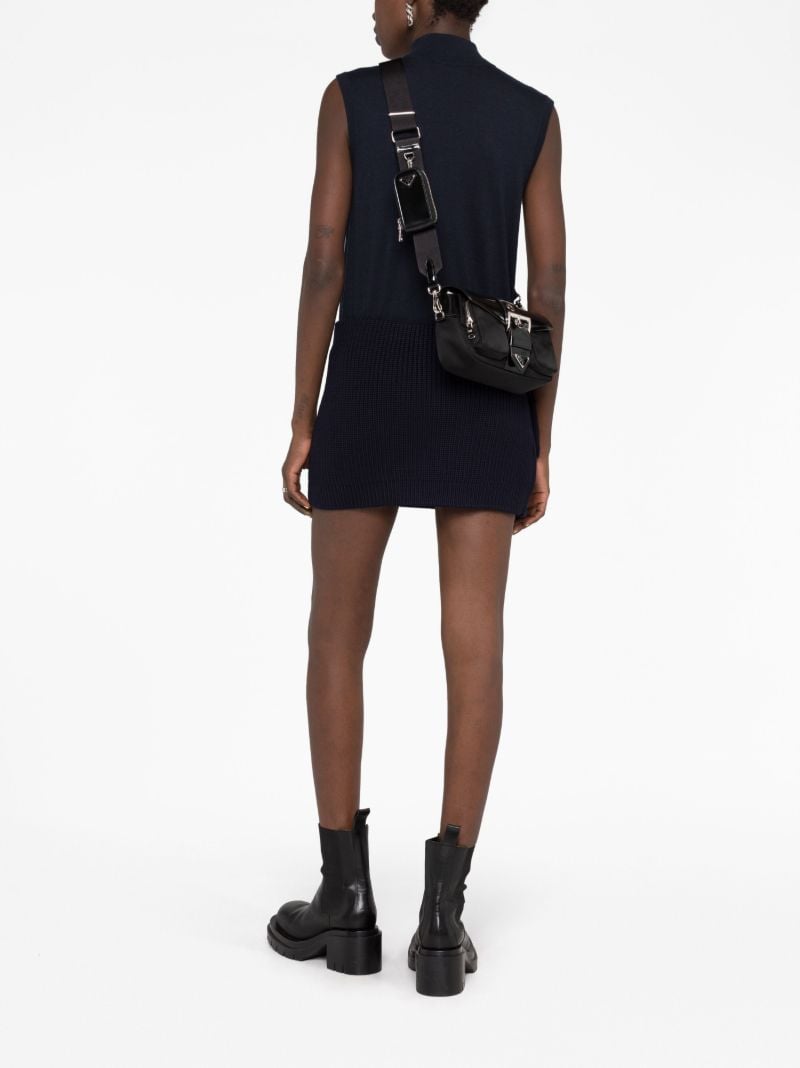 Black Pocket Cross Body Bag