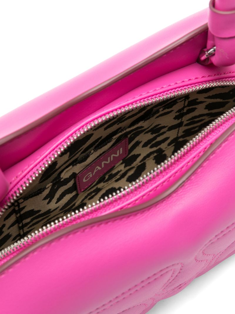 Pink Butterfly Top Handle Bag