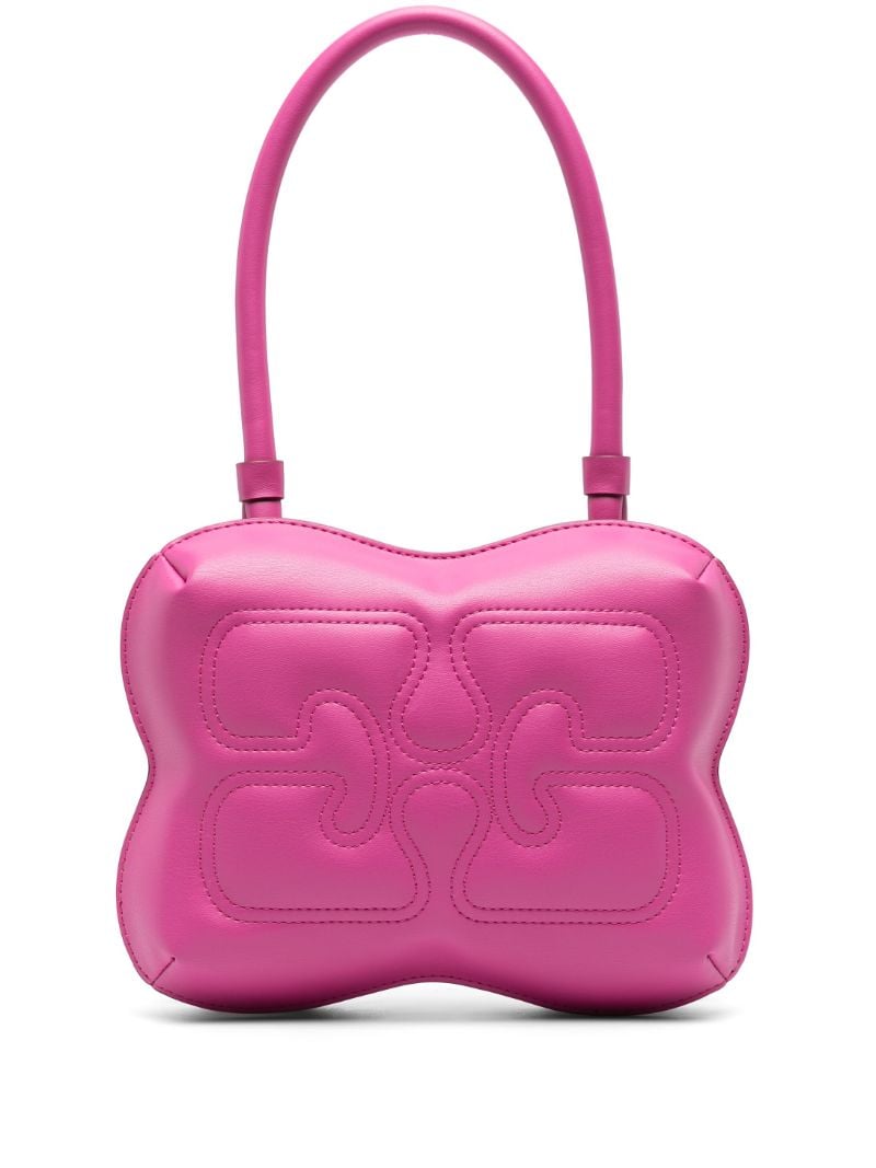 Pink Butterfly Top Handle Bag