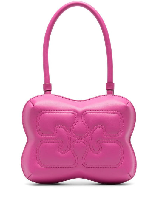 Pink Butterfly Top Handle Bag