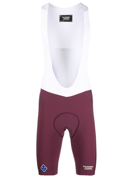 Red Solitude Logo Print Bib
