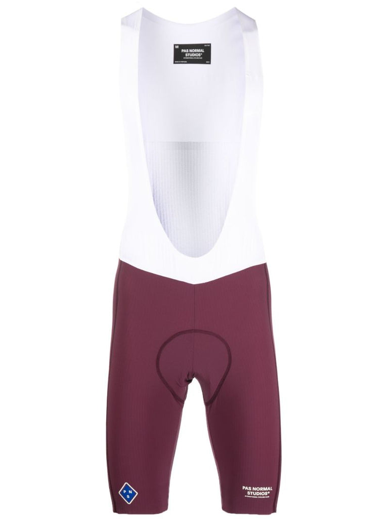 Red Solitude Logo Print Bib