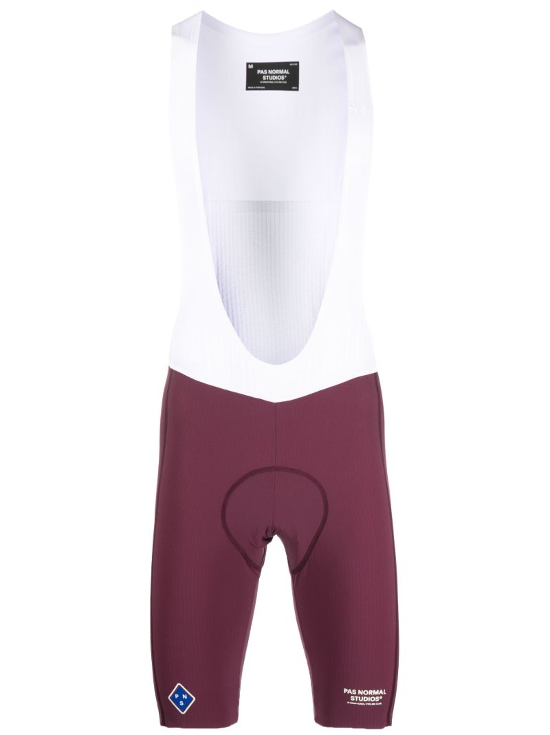 Red Solitude Logo Print Bib