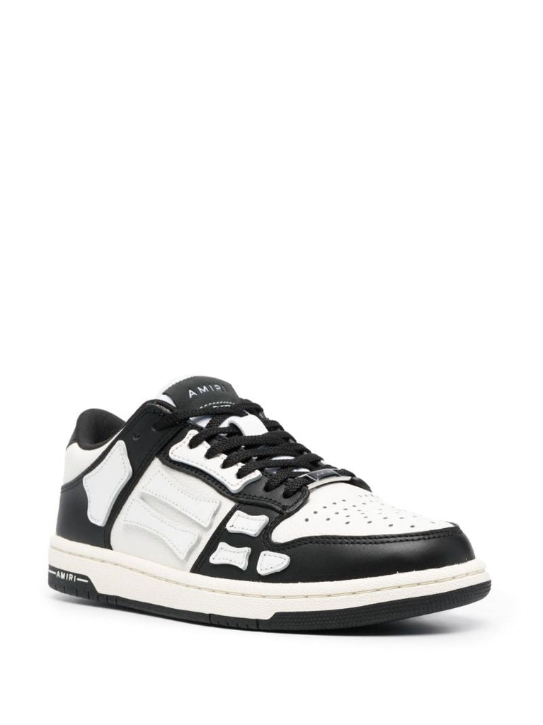 Black Skel Top Panelled Sneakers