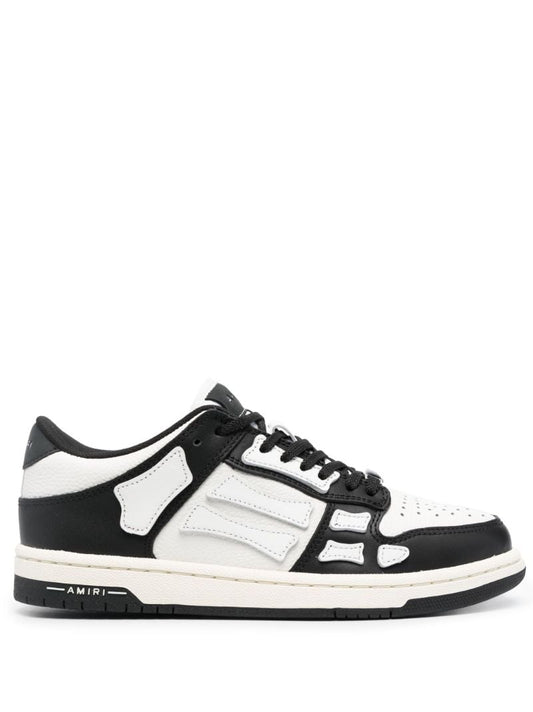 Black Skel Top Panelled Sneakers