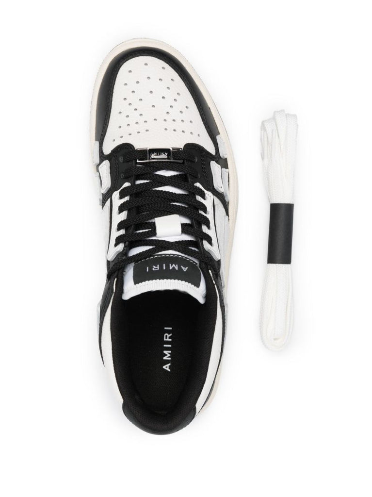 Black Skel Top Panelled Sneakers