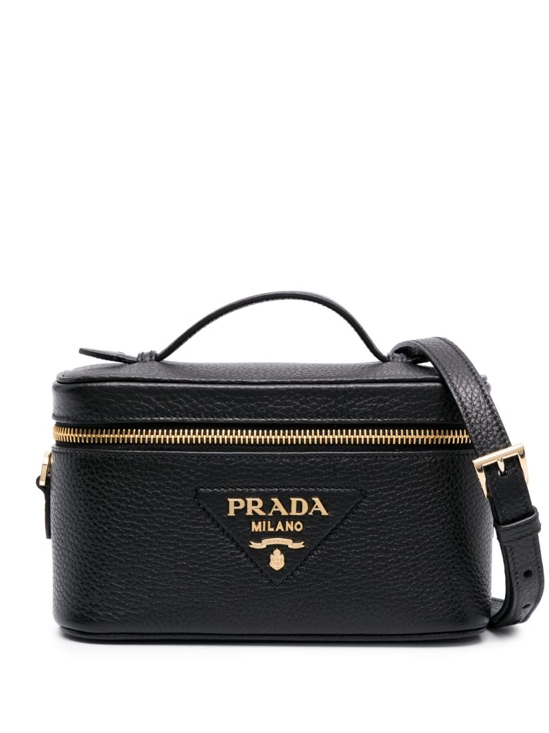 Black Leather Mini Bag