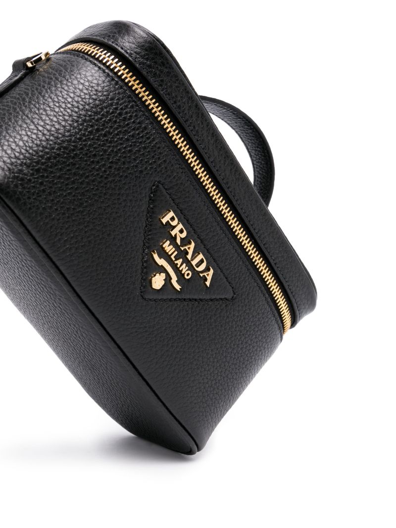 Black Leather Mini Bag