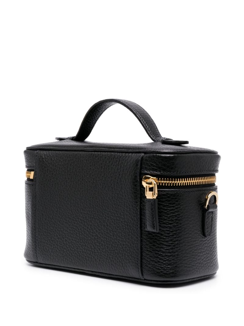 Black Leather Mini Bag