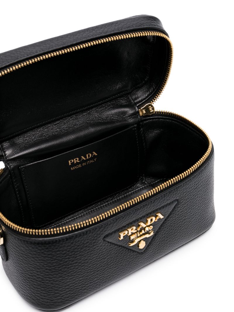 Black Leather Mini Bag