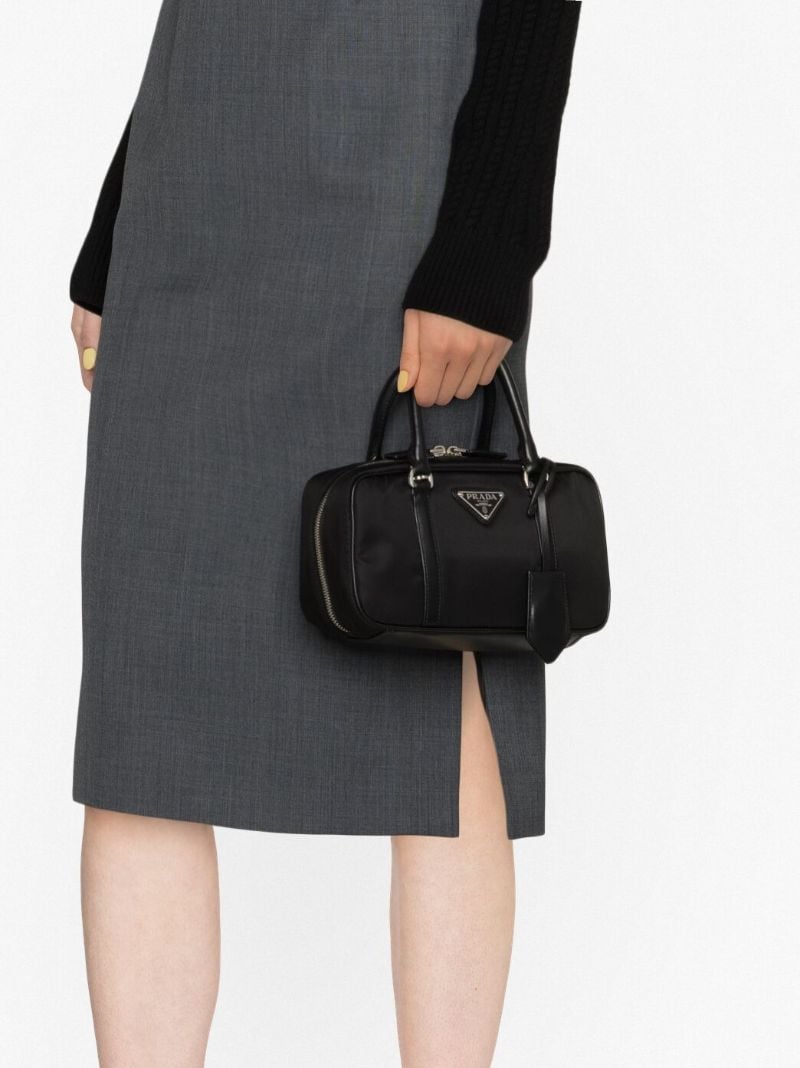 Black Re-nylon Mini Bag